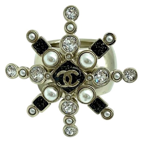 chanel star ring sterling|chanel rings real.